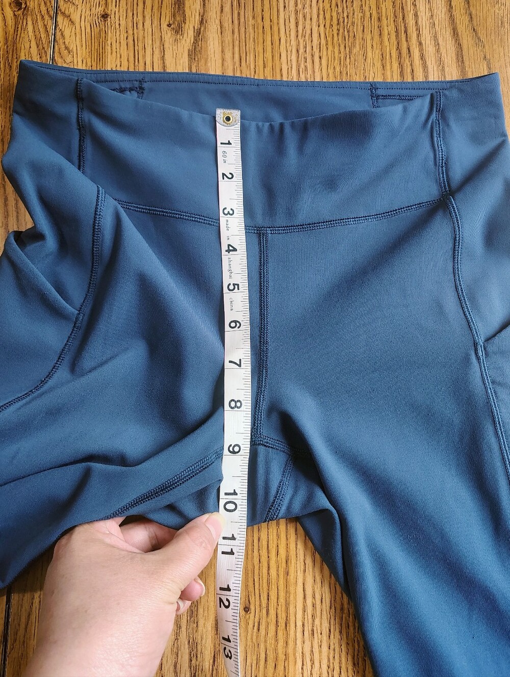 Lululemon Speed Up Tight Warp Tech Fleece Activewear High-Rise Mineral Blue sz 6 - Picture 12 of 16